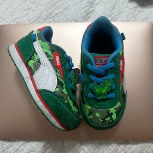 Puma Kids Green cocomelon Sneakers size 7